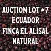 Ecuador El Alisal Natural Auction Lot #7 - Green