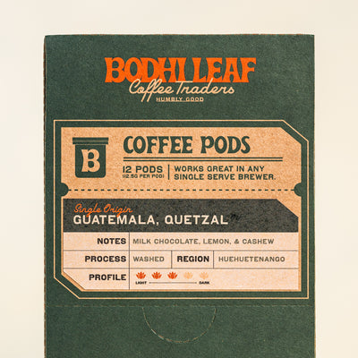 Roasted - Guatemala Quetzal Specialty Coffee Pods