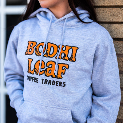 Bodhi Leaf Heather Grey Hoodie