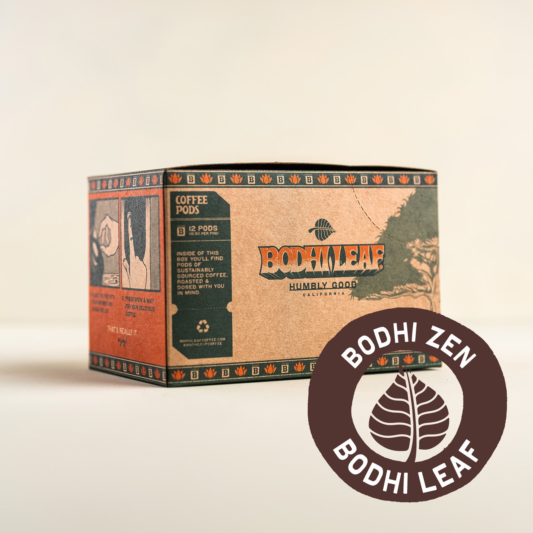 Roasted - Bodhi Zen Blend Specialty Coffee Pods